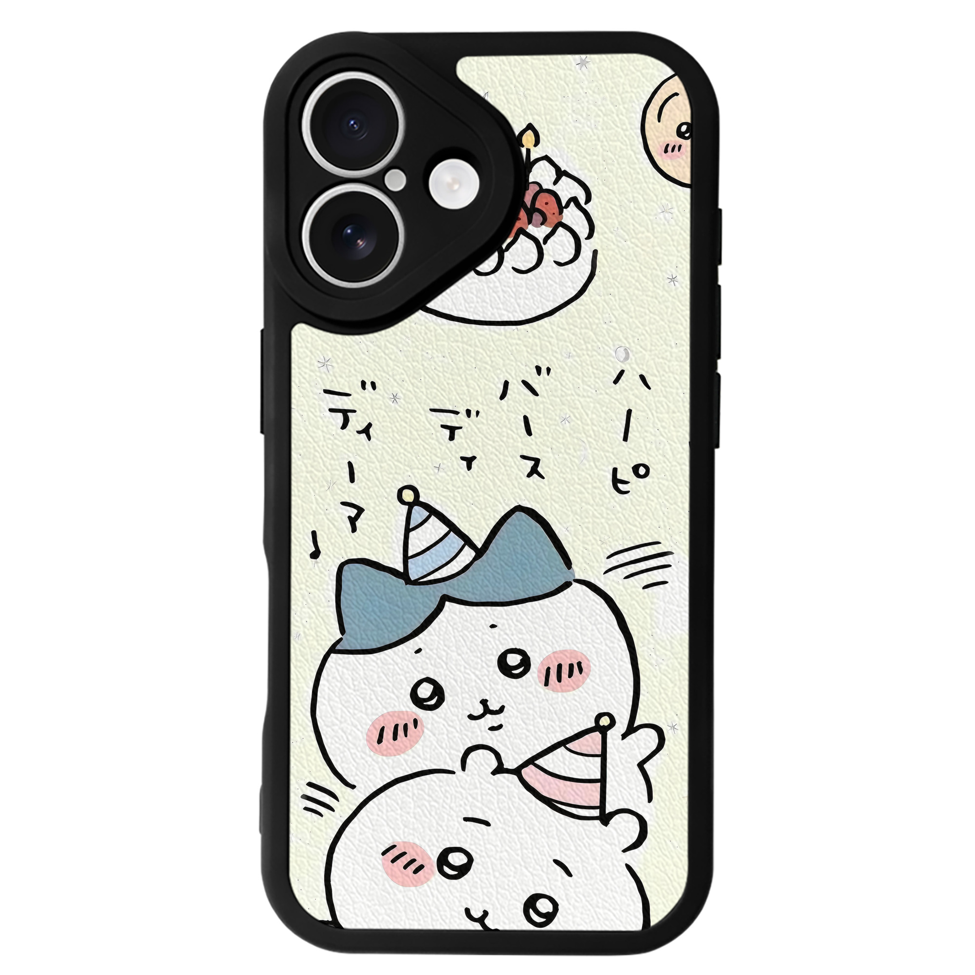 （画像用） ちいかわ Chii-kawa 【iPhone 16シリーズ対応】シリコンスマホケース（レザー調） 材質：シリコン